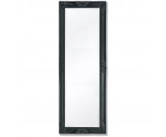 vidaXL Espejo de pared estilo barroco 140x50 cm negro