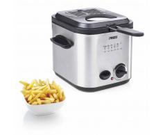 Princess Mini freidora y olla para fondue 840 W 1,2 L cromada 182611