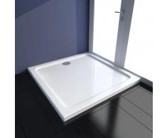 vidaXL Plato de ducha rectangular ABS 90x90 cm