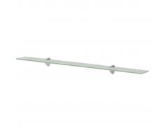 vidaXL Estante flotante de cristal 100x10 cm 8 mm