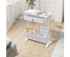 vidaXL revistero blanco Melrose