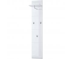 Germania Perchero de panel Adana blanco 3526-84