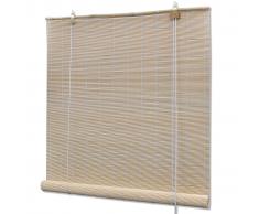 vidaXL Persiana enrollable de bambú color natural 150x160 cm