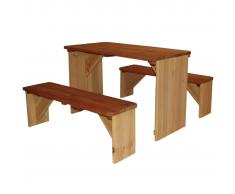 AXI Conjunto mesa + bancos para picnic XL ZidZed