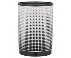 Sealskin Papelera con pedal Speckles negra 4,5 L 361892419