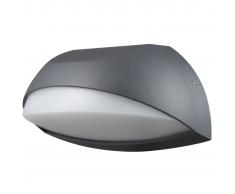 Luxform Lámpara de pared LED de jardín Lyon antracita y blanca LUX1601Z