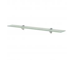 vidaXL Estante flotante de cristal 70x20 cm 8 mm
