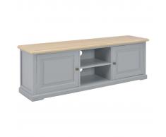 vidaXL Mueble para el televisor de madera gris 120x30x40 cm