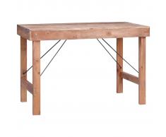 vidaXL Mesa de comedor de madera maciza reciclada 120x60x80 cm
