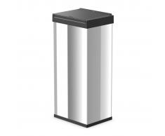 Hailo Cubo de basura Big-Box Touch XL 52 L acero inoxidable 0860-101