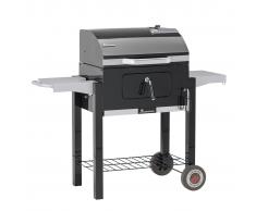 Landmann Barbacoa de carbón Wagon Dorado 56x42 cm negra 31401