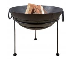 Esschert Design fuente de fuego de metal reciclado 61,2 cm FF246
