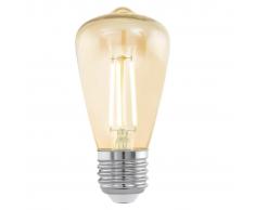 EGLO Bombilla LED de estilo vintage E27 ST48 11553, Color ámbar