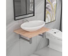 vidaXL Conjunto de muebles de baño 2 piezas
