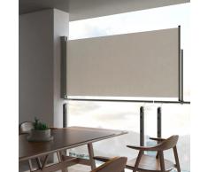 vidaXL Toldo lateral retráctil para patio 120x300 cm crema