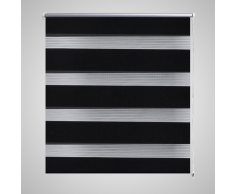 vidaXL Persiana Cebra 40 x 100 cm Negro