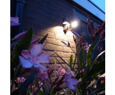 Luxform Lámpara de pared para jardín con sensor PIR Umbriel 230 V