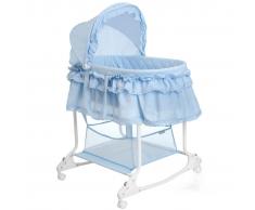 Little World Cuna mecedora 2 en 1 85x70x110 cm azul LWFU002-LBL