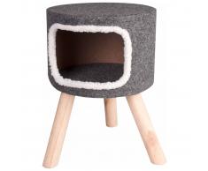 FLAMINGO Cama de gato Nordic 35x50 cm gris