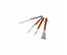 vidaXL Set De Herramientas BBQ 3 Piezas