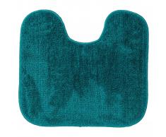 Sealskin Alfombra baño con pedestal Doux turquesa 294425426, 45 x 50cm