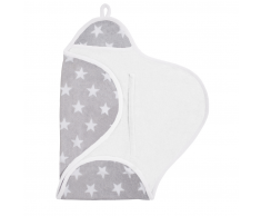 Jollein Manta envolvente para bebé Little Star gris 032-566-64966