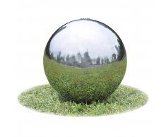 vidaXL Fuente decorativa de tipo bola con leds para jardín