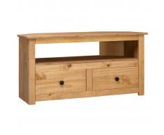 vidaXL Mueble esquinero de TV madera de pino estilo Panamá 93x55x49 cm