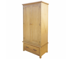vidaXL Armario con 1 cajón 90x52x183 cm roble
