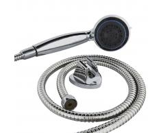 RIDDER Set de ducha alcachofa de masaje 8 ajustes St Lucia cromo 91110