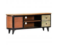 vidaXL Mueble para TV madera maciza reciclada 120x30x45 cm