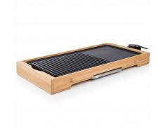 Tristar Parrilla grill de bambú BP-2641 2200 W 51x25,4 cm