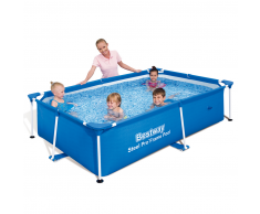 Bestway Piscina rectangular Steel Pro estructura acero 239x150x58cm
