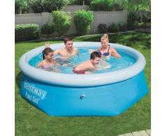 Bestway vidaXL Piscina redonda inflable Fast Set 244x66 cm 57265