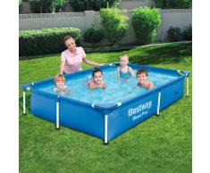 Bestway Piscina Steel Pro con estructura de acero 221x150x43cm 56401