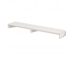 vidaXL Soporte para pantalla de aglomerado 118x23,5x9 cm blanco