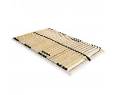 vidaXL Somier de láminas con 28 listones de 7 regiones 120x200 cm