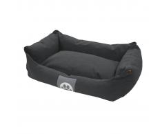 Overseas Cama para perro lona 60x40x18 cm gris antracita