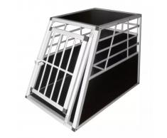 vidaXL 1 L Portadores Del Perro Transporte Esqueleto Jaula Perrera