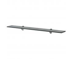 vidaXL Estante flotante de cristal 80x10 cm 8 mm