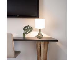 vidaXL Lámparas de mesa táctiles 2 unidades blanco E14