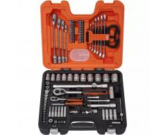 BAHCO Juego de vasos de 1/4" y 1/2", 92 piezas S910