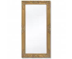 vidaXL Espejo de pared estilo barroco 100x50 cm dorado