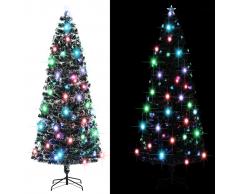 vidaXL Árbol de Navidad artificial con soporte/LED 240 cm 380 ramas