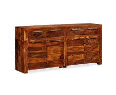 vidaXL Aparador de madera maciza sheesham 160x35x75 cm