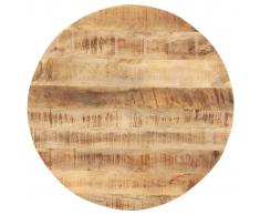 vidaXL Superficie de mesa redonda madera maciza de mango 15-16 mm 50cm