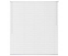 vidaXL Persiana aluminio 140x160 cm blanca