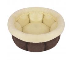 vidaXL Colchón para perro tamaño XL marrón