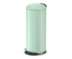 Hailo Cubo de basura pedal TopDesign tamaño L 24 menta mate 0523-080