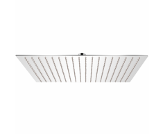 vidaXL Cabezal de ducha cuadrado efecto lluvia acero inoxidable 50x50